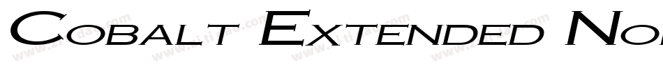 Cobalt Extended Normal字体转换